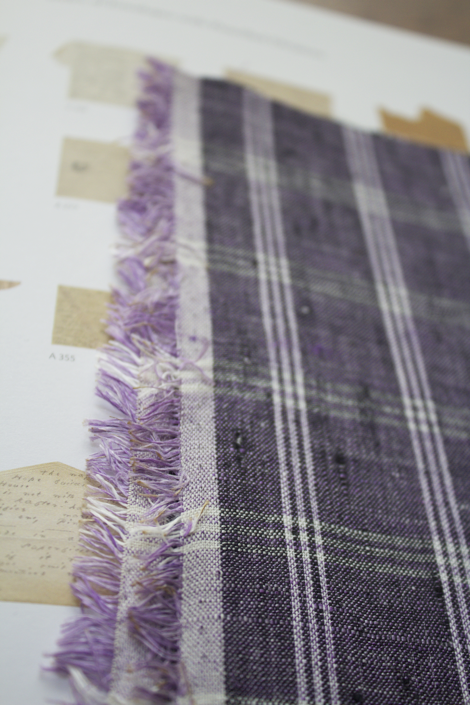 LINNET Linen yarn dyed Stripe & Check/リネン先染めストライプチェック