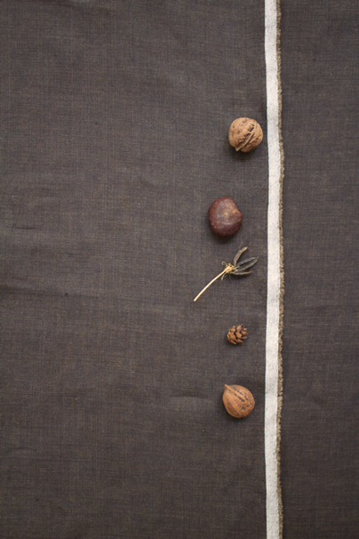 LINNET linen chambray リネンシャンブレイ ショコラノアール