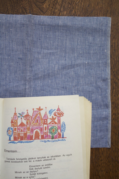 LINNET Linen herringbone