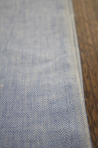 LINNET Linen herringbone