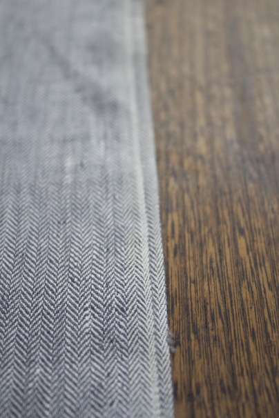 LINNET Linen herringbone