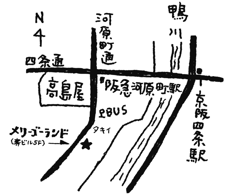 メリーゴーランド地図