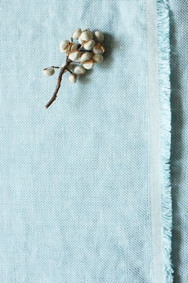 LINNET アンソレイエ　オックス　セージ　リネン100％