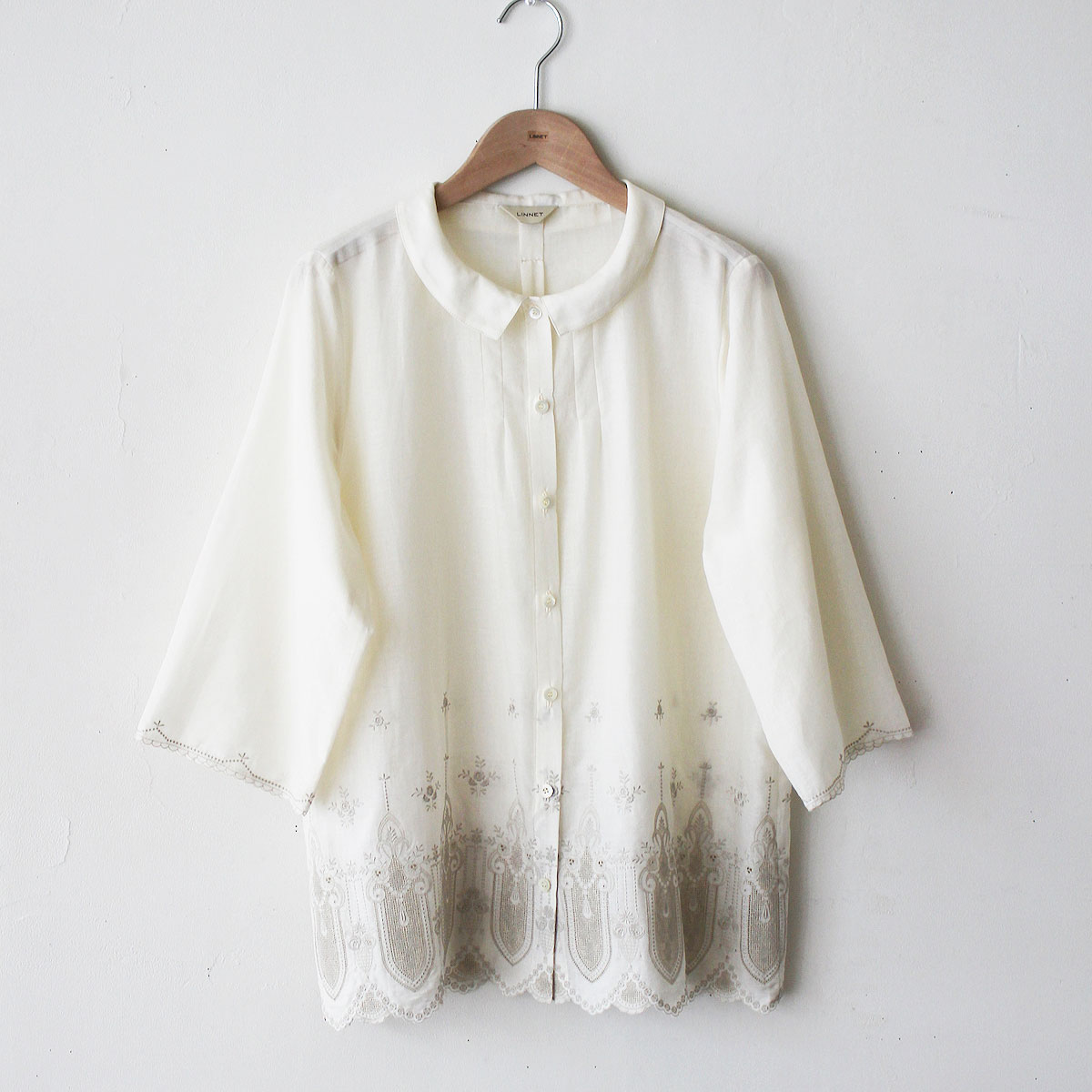 lace レース/フランス刺繍ファブリック レース