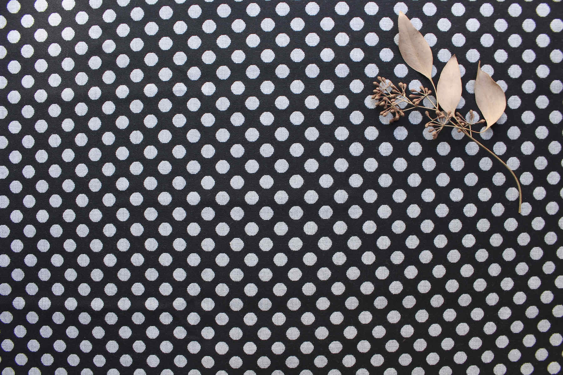 ウール　ジャガード　ジャカード　ドビー　水玉　ドット　ターコイズ　　pindot