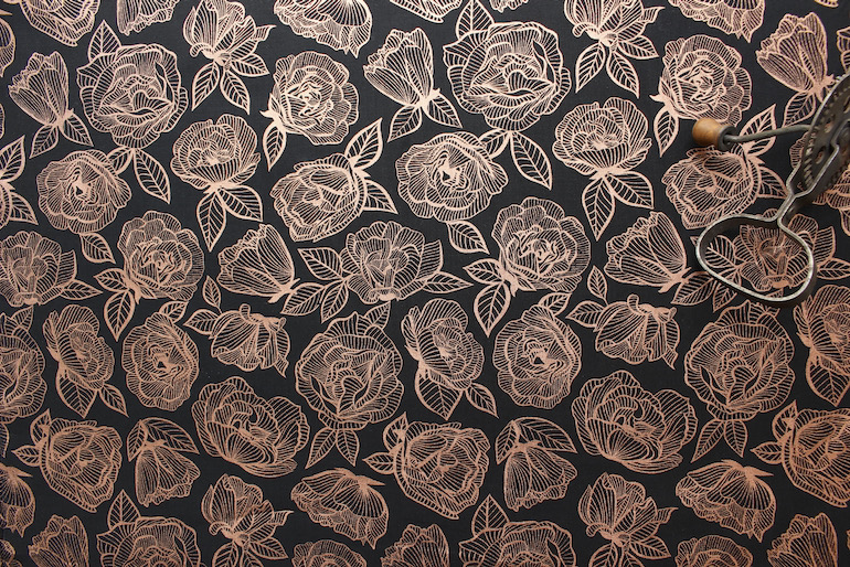 Jpi first light 4フローラルレース メタル<br />ブラックメタル