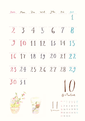 2022Calendar Mayumi Maeda