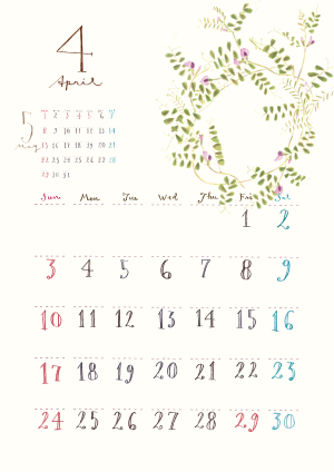 2022Calendar Mayumi Maeda