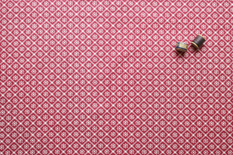 Jpi La Vie Boheme モラヴィア45度チェック<br />フレンチレッド