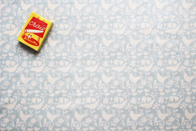 JPスタンプ鳥60ローン<br />水色