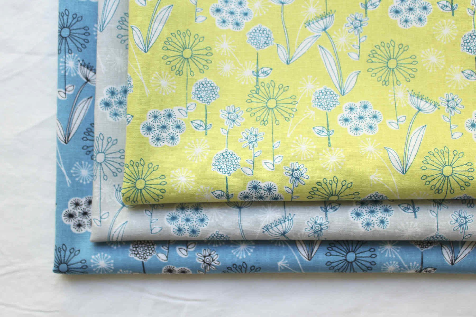 Jp綿麻ワイルドフラワー7<br />グレ-