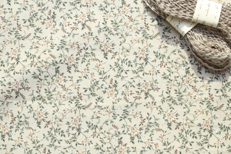 JP小さな花コール天<br />ベ-ジュ