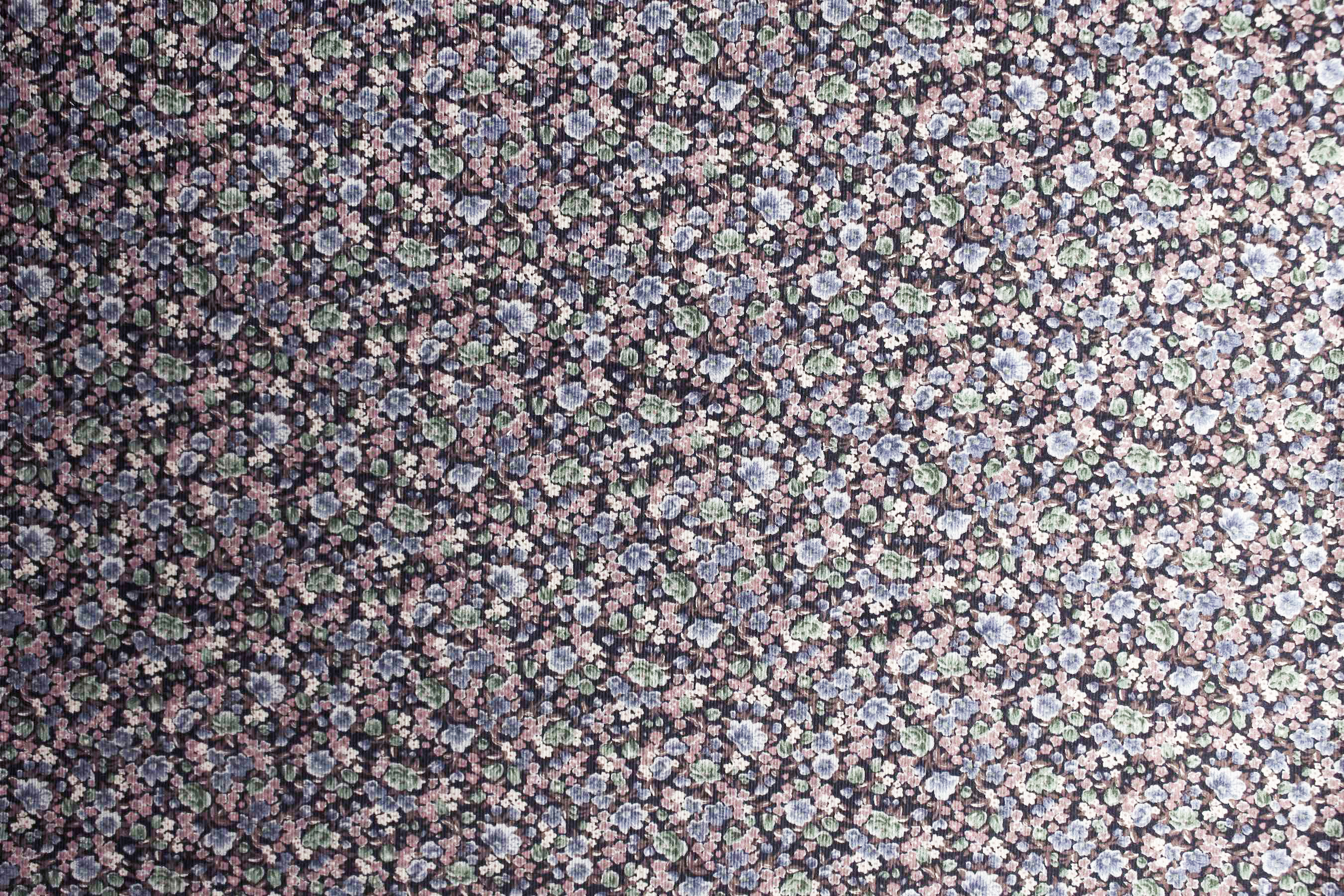 JP小花柄コール天22<br />ネイビ-