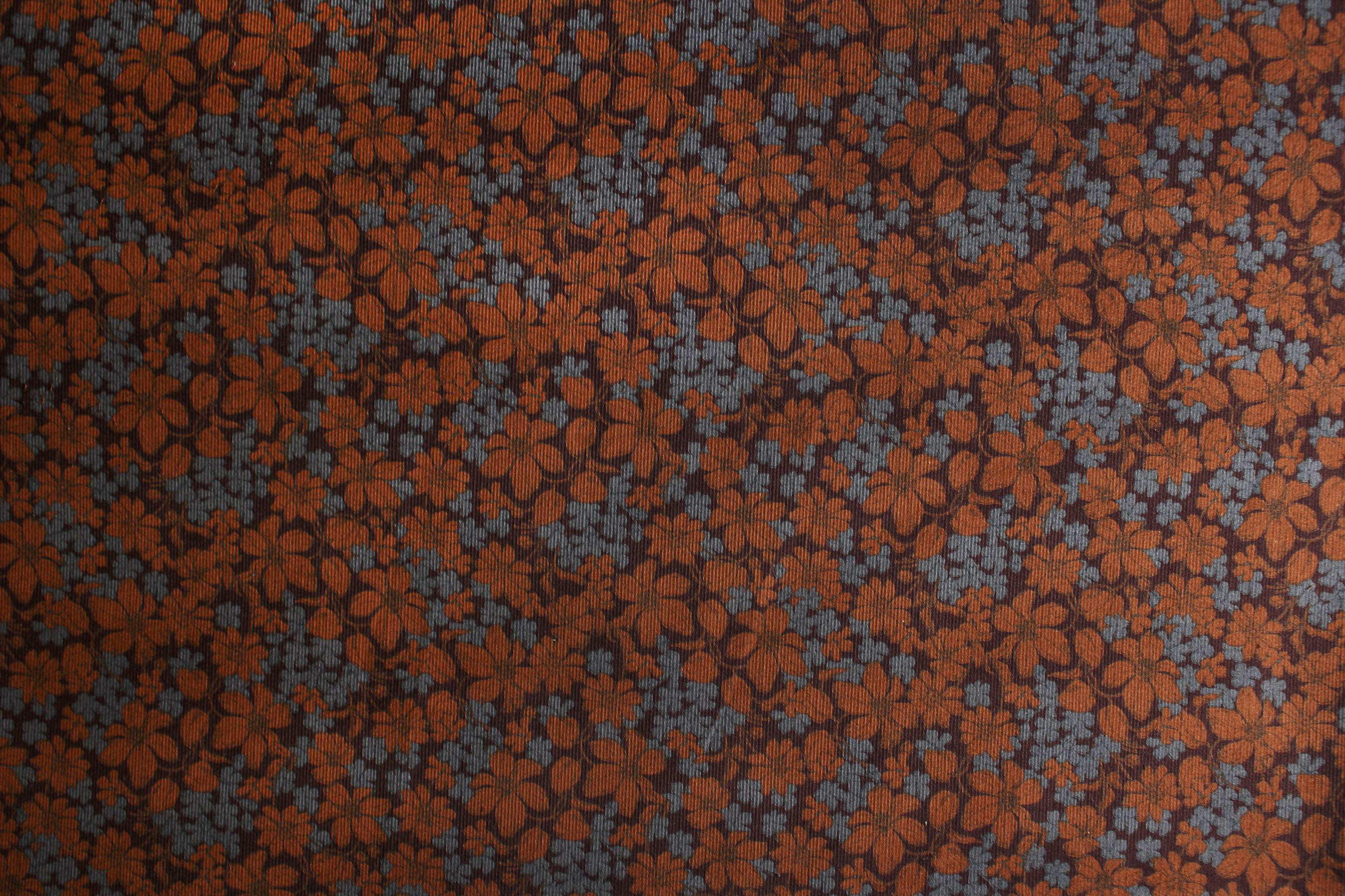 JPシャビーフラワーコール天<br />ブラウン