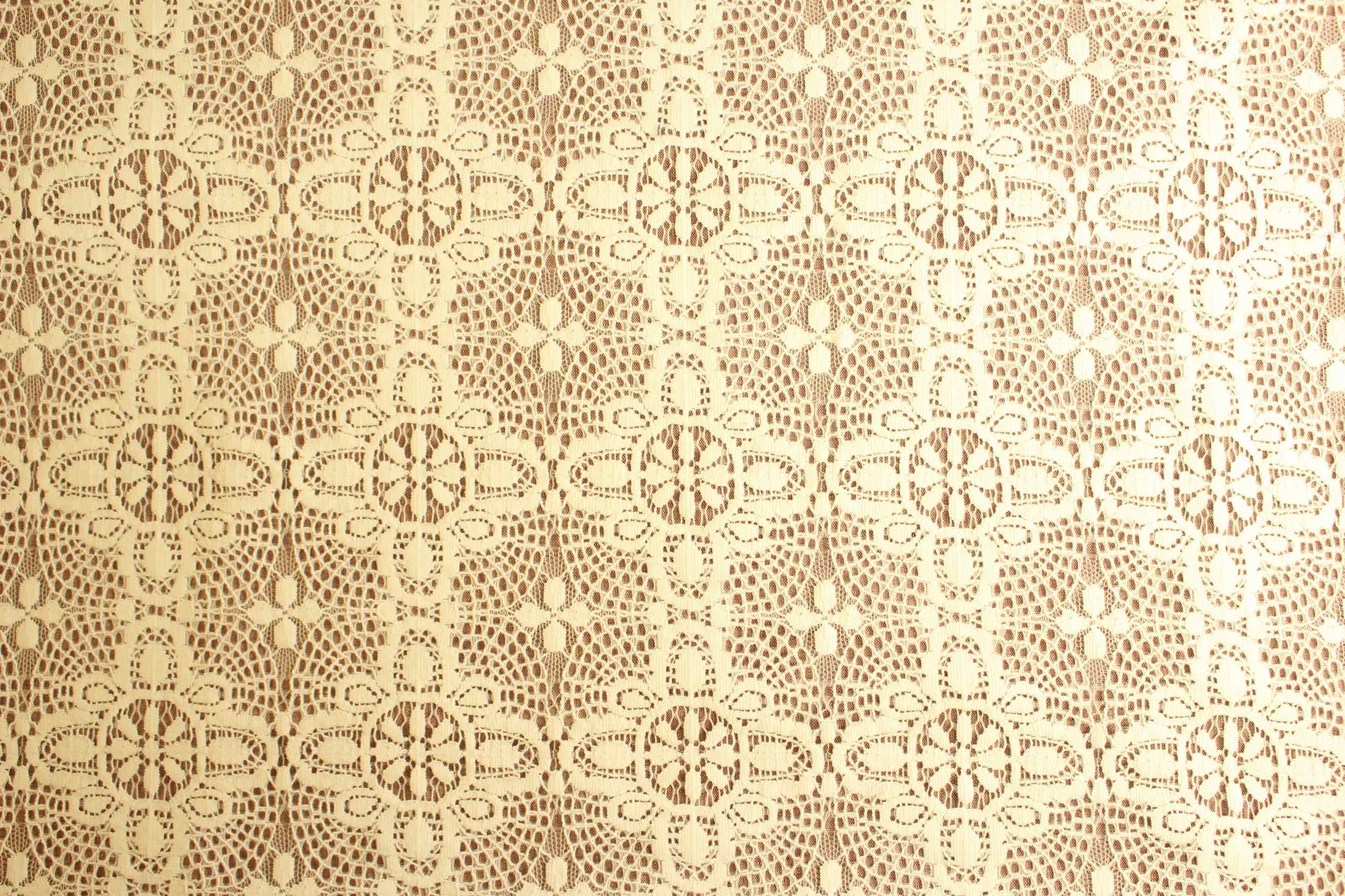 Jc綿混フラワーレース<br />オフホワイト