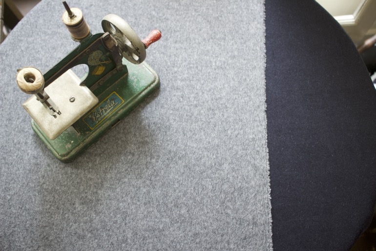 JWウールダブルフェイス ベック<br />チャコ-ルグレ-×黒