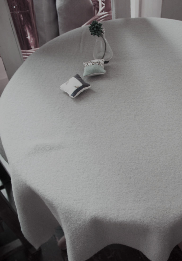 JWウールモッサーアンゴラ混　　<br />グレ-