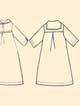 No.140 Dress with sailor Collar <br>No.140セーラーカラーのドレス型紙
        