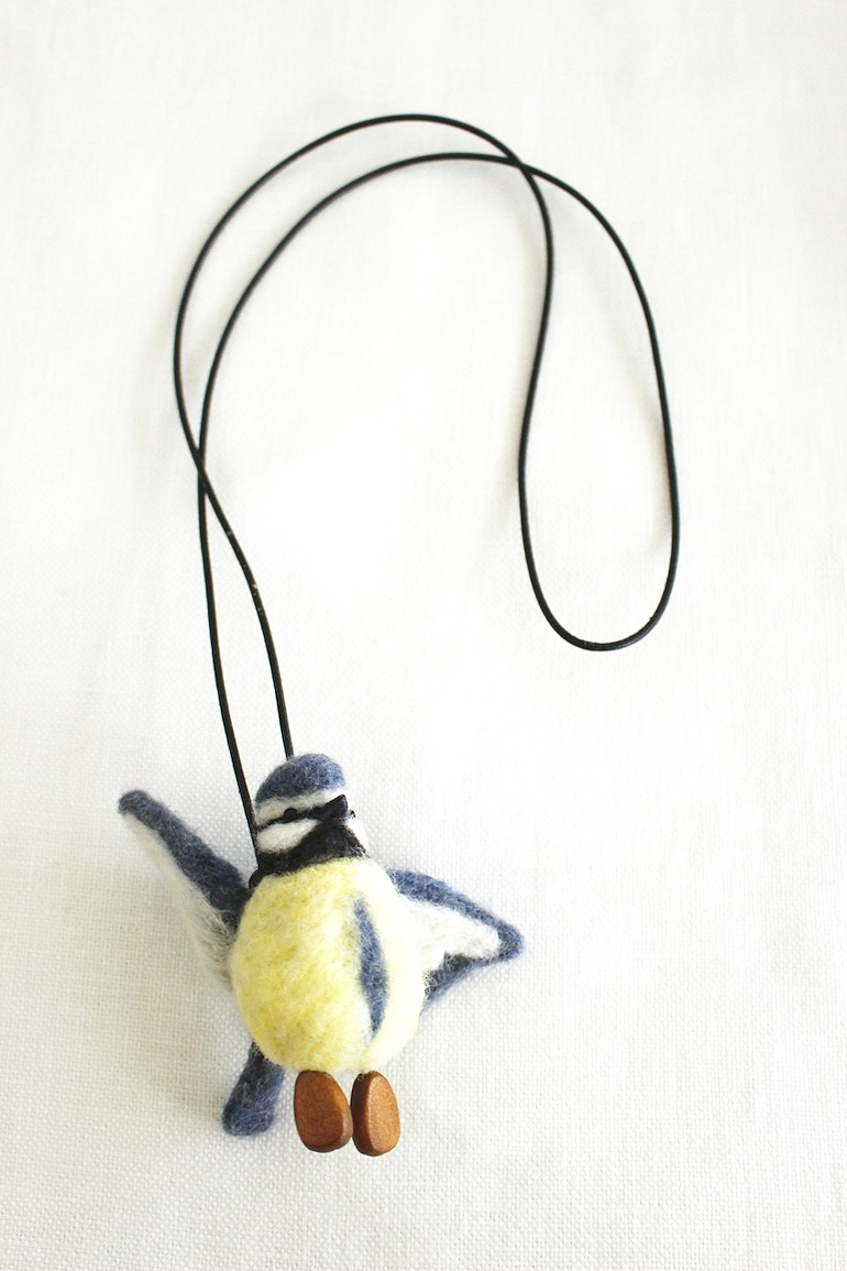 m's bluetail展 小鳥たちの集い 7<br />アオガラペンダント