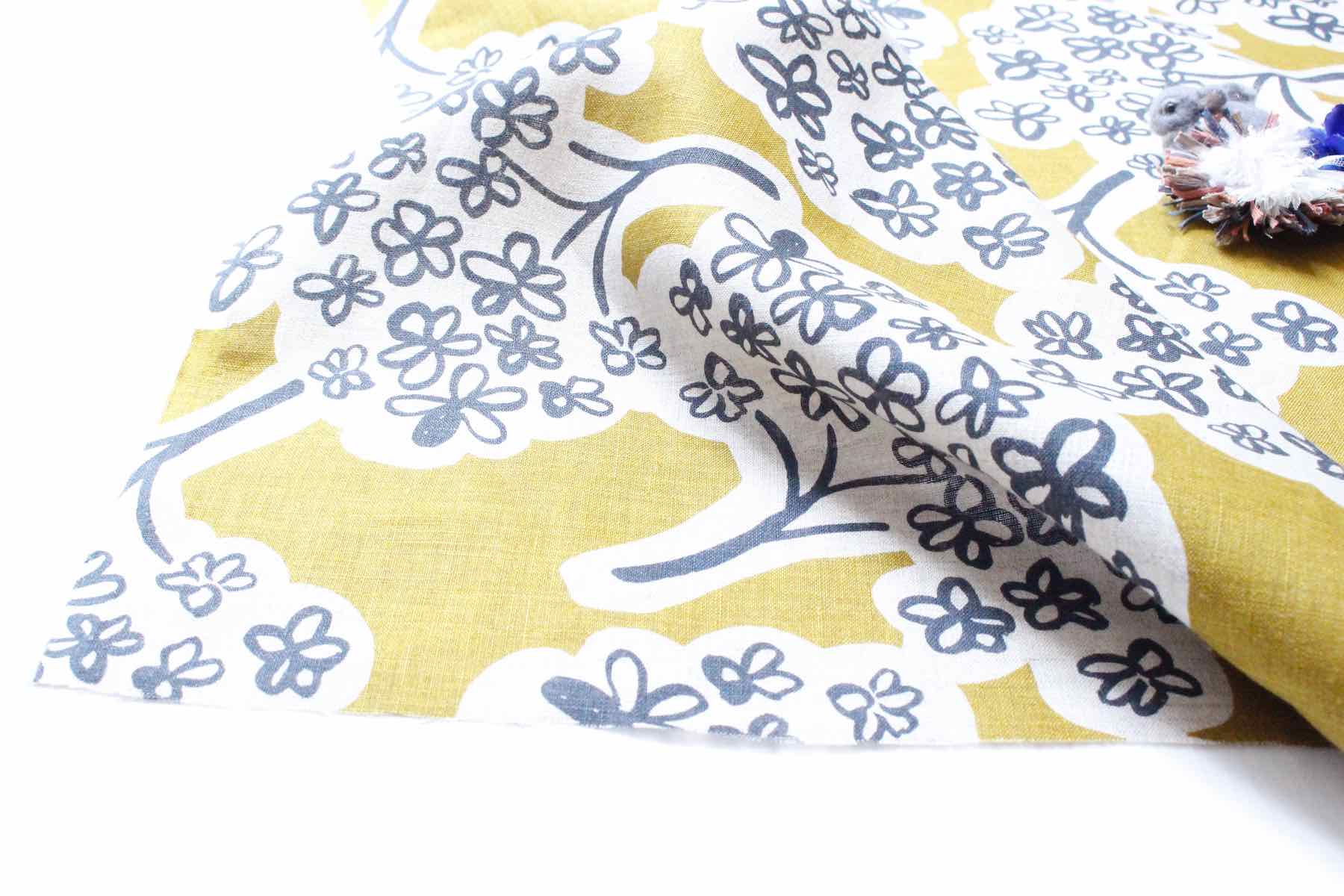 JLリネンプリント花々