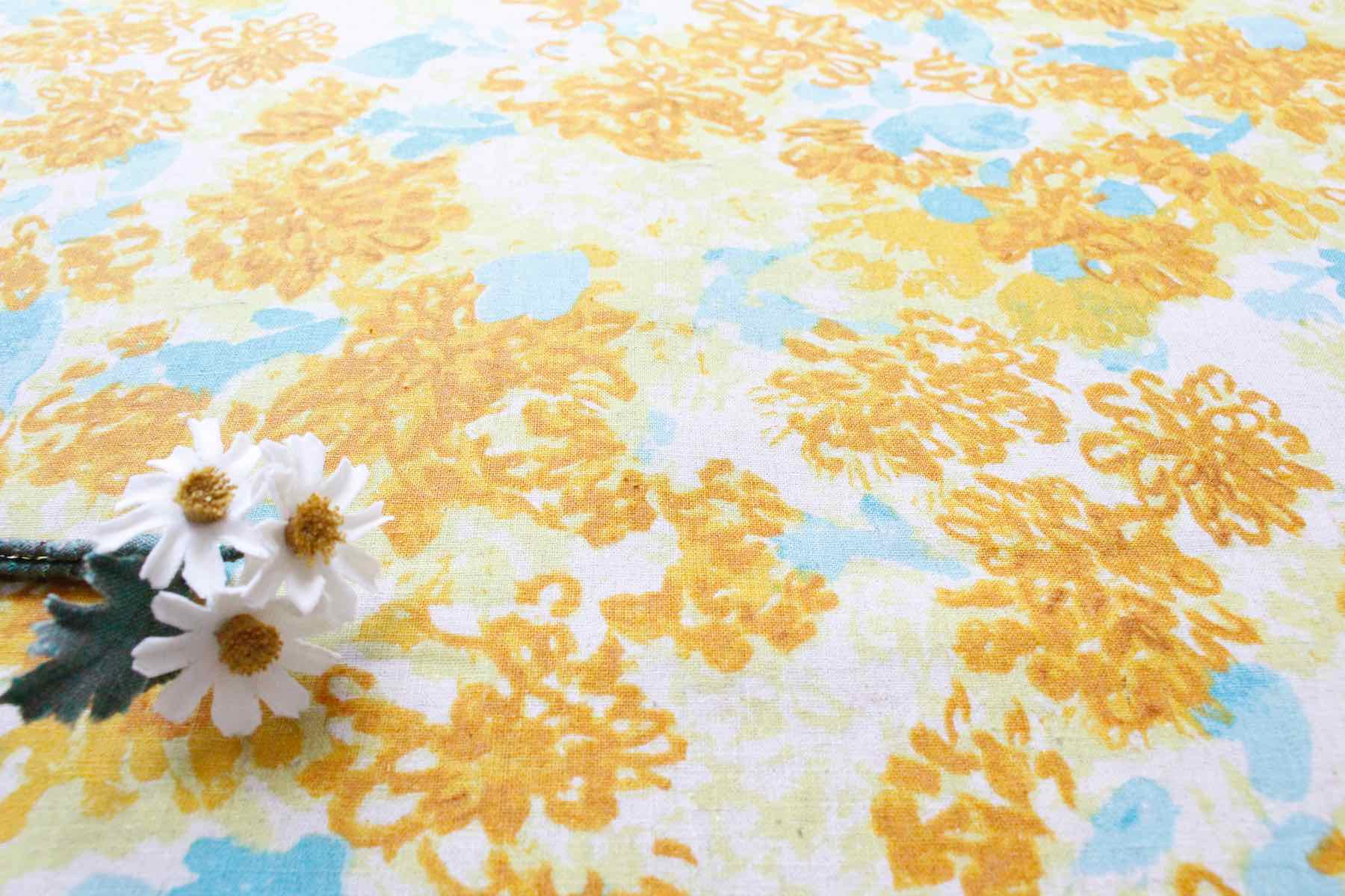 Jca綿麻水彩フラワー