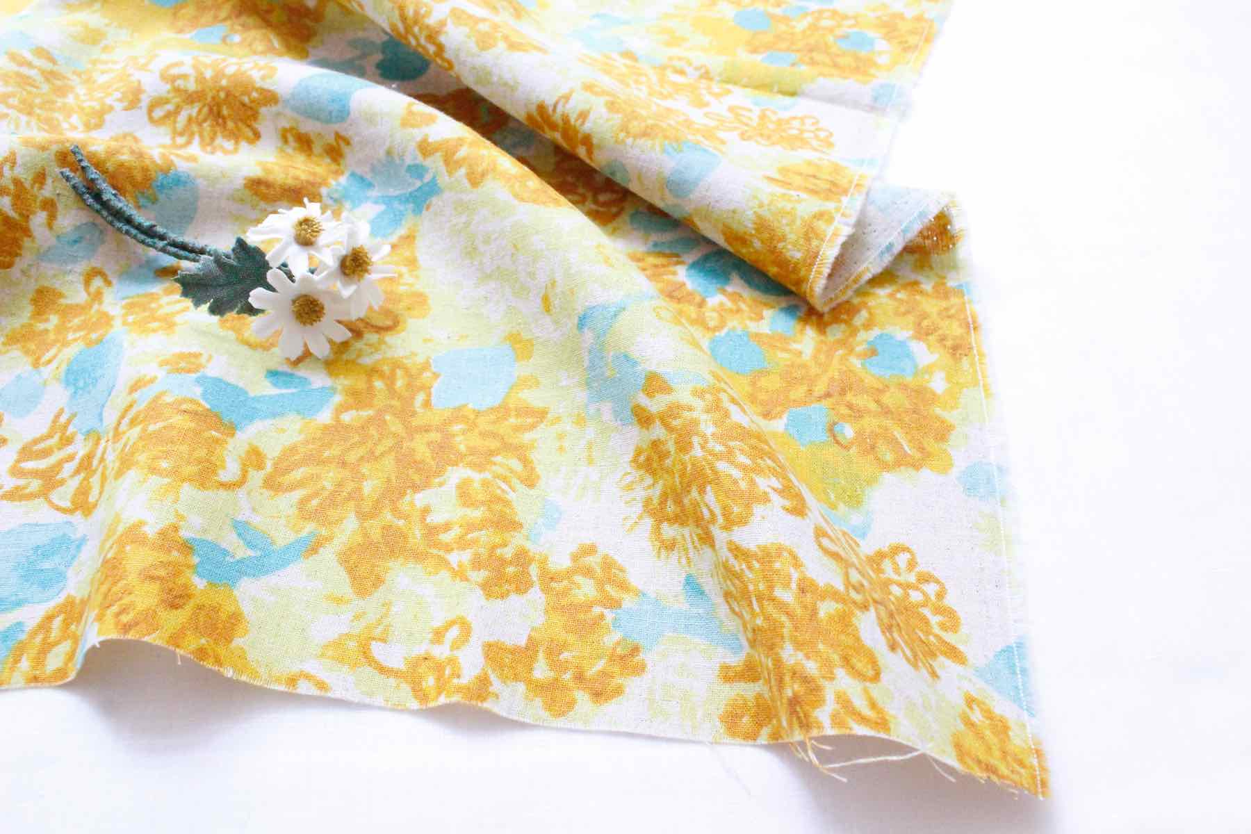 Jca綿麻水彩フラワー