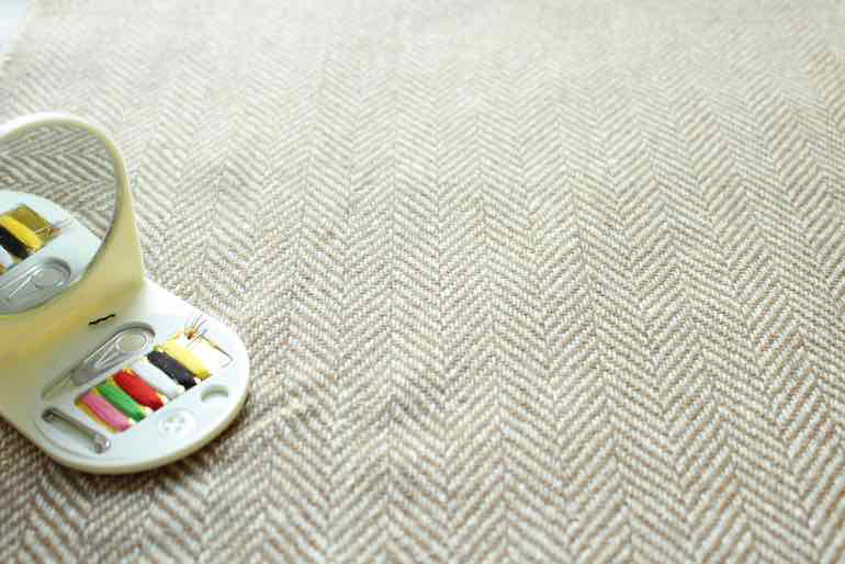 J ウール ヘリンボーン30mm プレッツェル<br />−