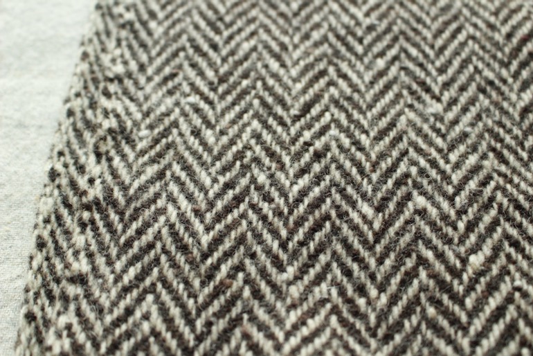 Jwウールヘリンボーン50-15　　<br />茶