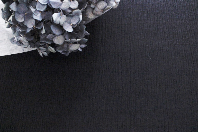 Jcコットン楊柳w148cm<br />黒