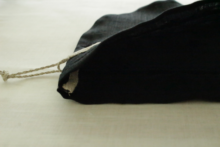 ポーチ巾着セット<br />ノエルブ-ケ黒