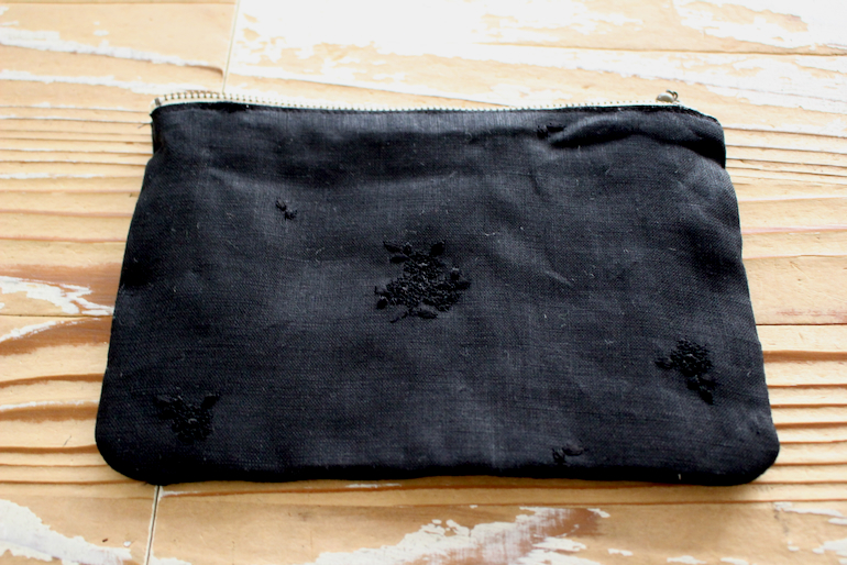 ポーチ巾着セット<br />ノエルブ-ケ黒