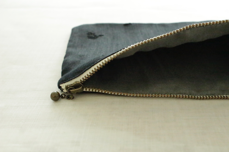 ポーチ巾着セット<br />ノエルブ-ケ黒