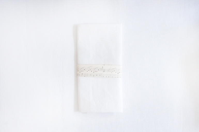 LINNET リネンシクラシックV2.240×45cm　カットクロス<br />スノ-ホワイト