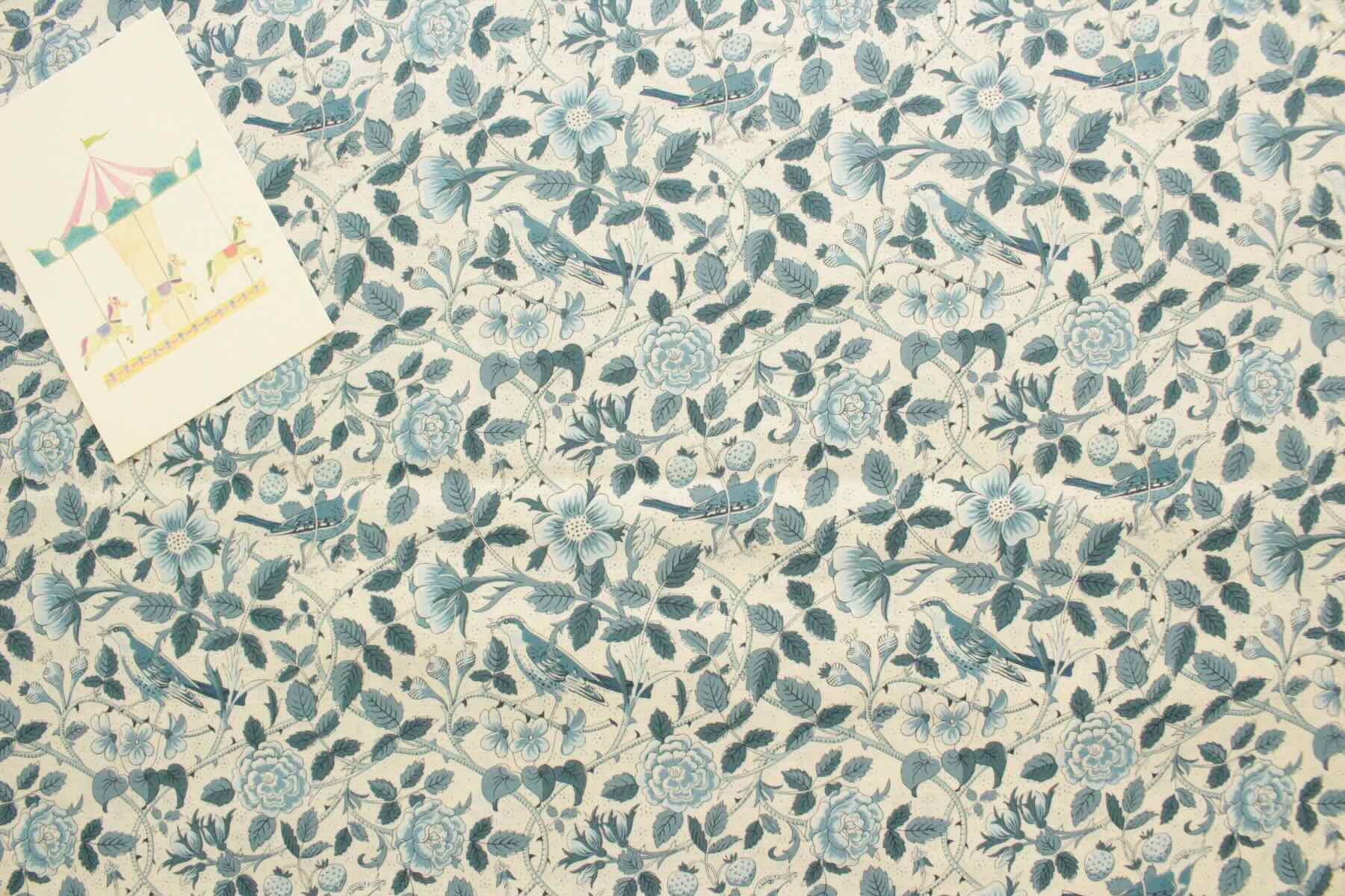 Sacre Blue　French General <br />花と鳥