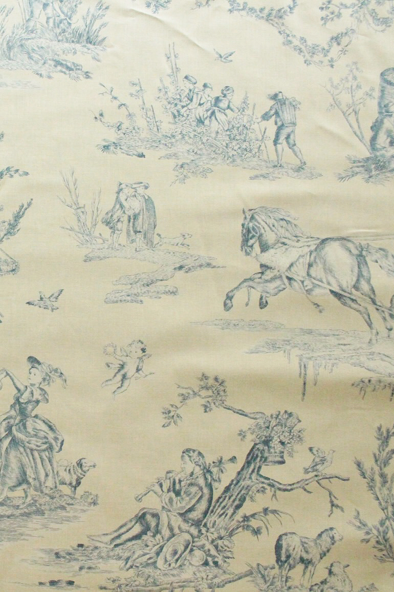RURAL Jardin  French General <br />WOOD BLUE