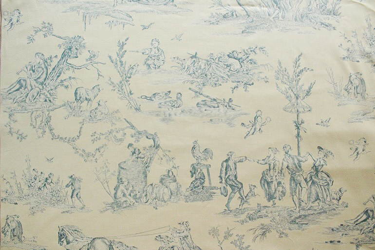 RURAL Jardin  French General <br />WOOD BLUE