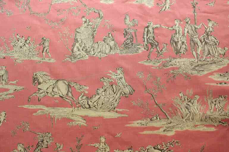 RURAL Jardin  French General <br />FADED RED