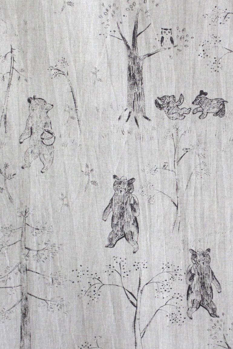 リネンプリント カムチャッカの森2