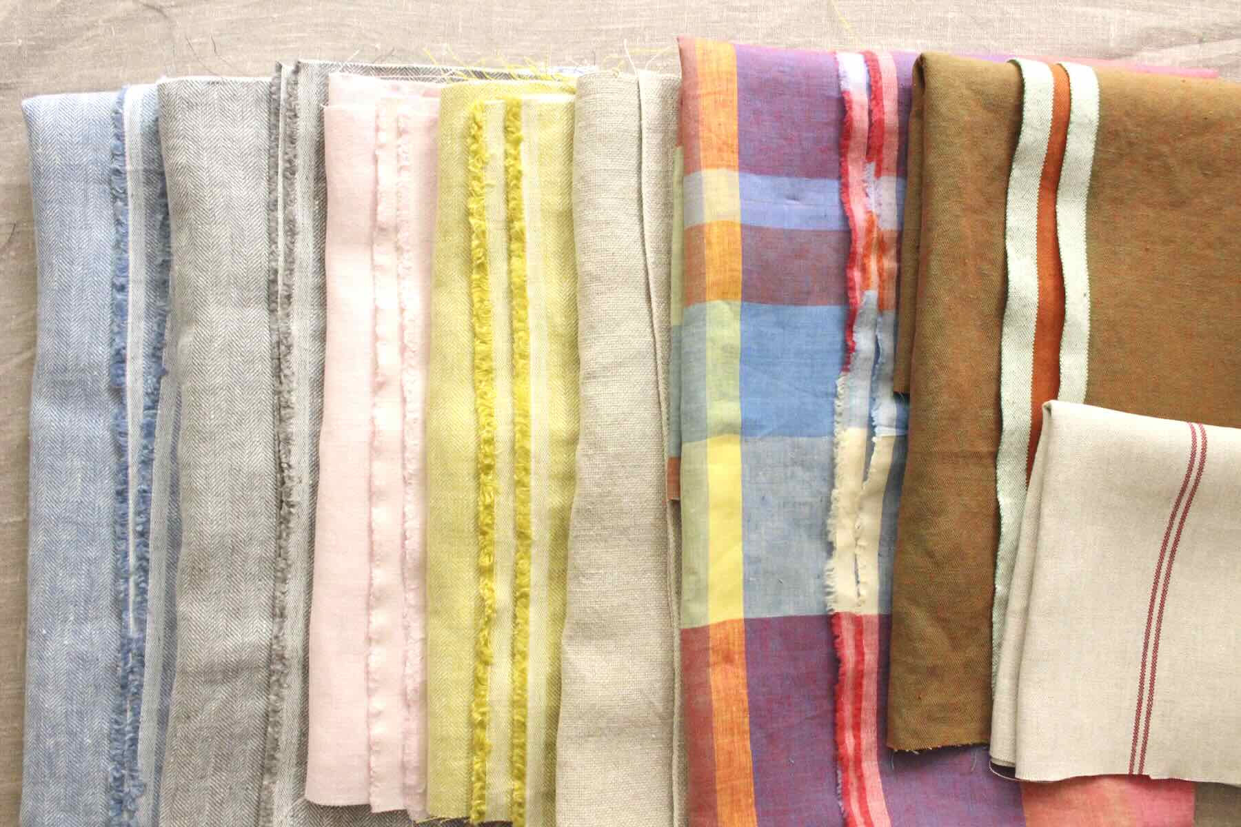 リネンダブルフェイス綾織<br />オレンジ