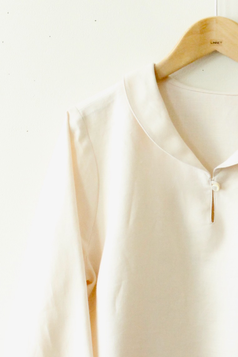 PD　No8へちま衿ブラウス<br />Fabネロリ