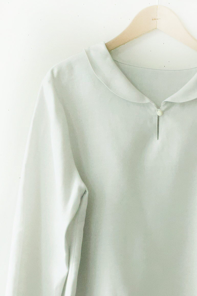 PD　No8へちま衿ブラウス<br />Fab ルピナス