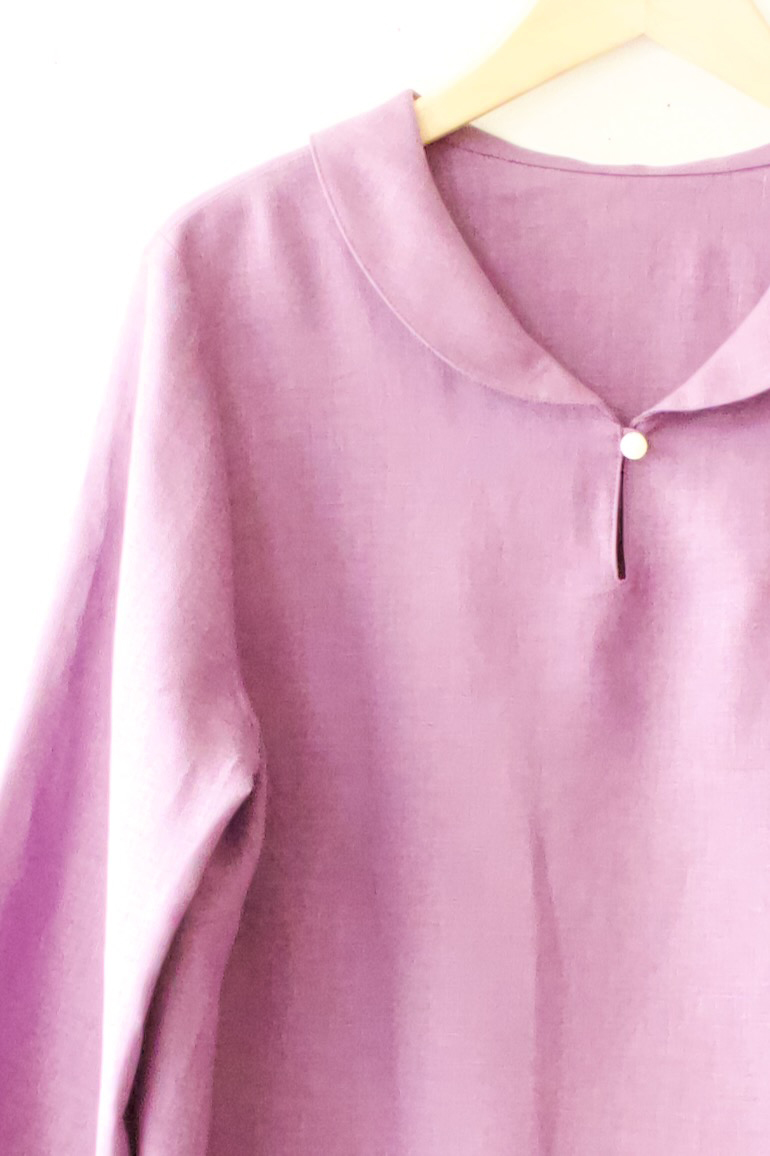 PD　No8へちま衿ブラウス<br />Fabリラ