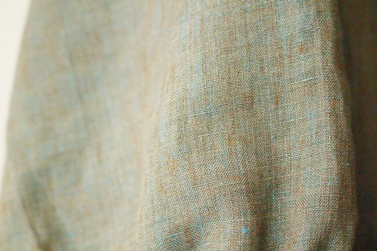 SDNo113ピンタックブラウスワンピース丈104cm長袖<br />シャンブレイナイトミスト