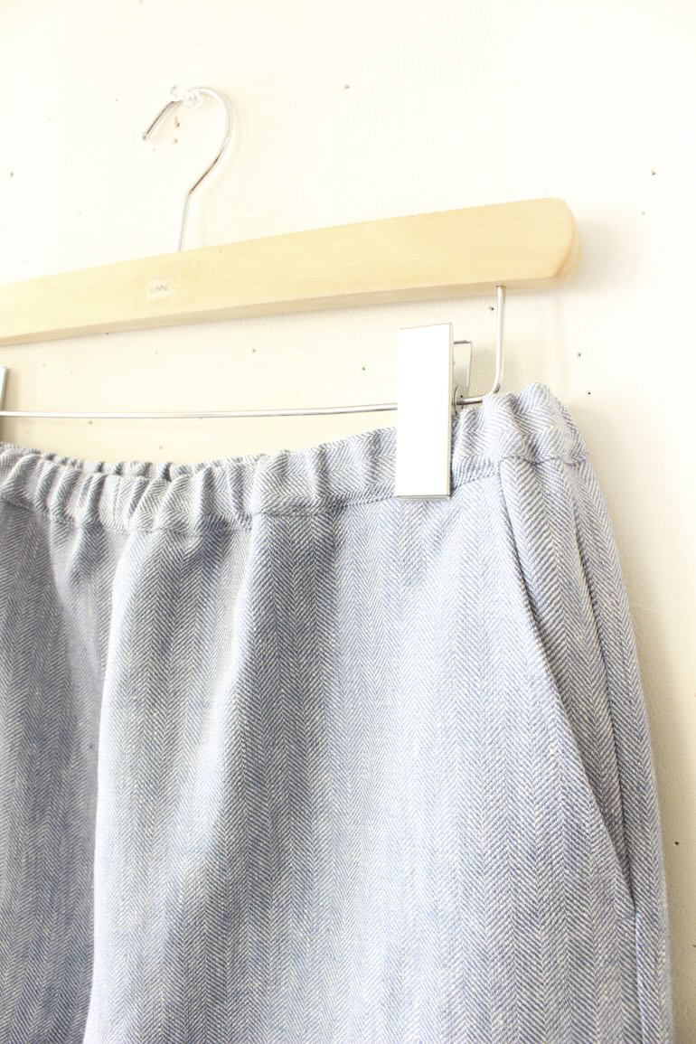 PD  No.125ポケット付き七分丈パンツ<br />HBブル-ブル-エ