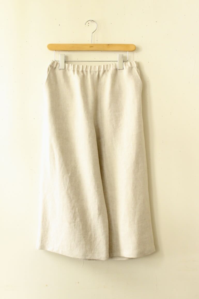 PD No.125ポケット付き七分丈パンツ<br />HBオイスタ-