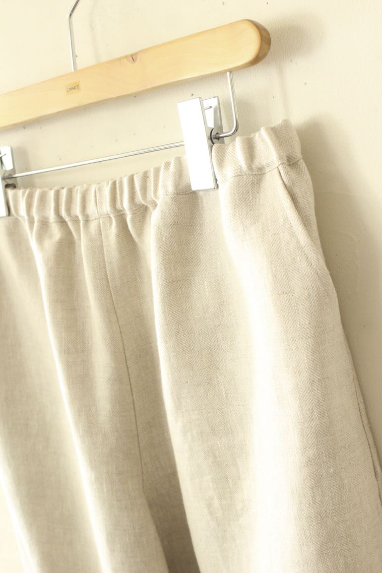 PD  No.125ポケット付き七分丈パンツ<br />HBオイスタ-