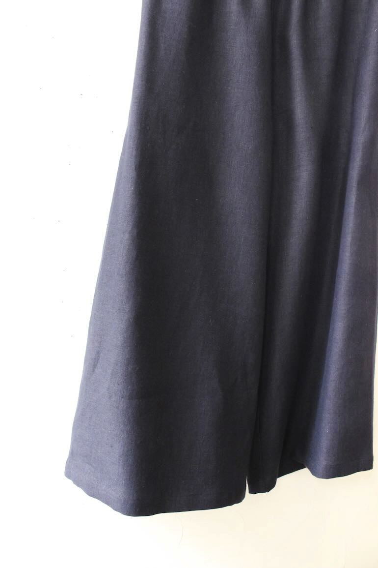 PD  No.125ポケット付き七分丈パンツ<br />アンソレイエネイビ-