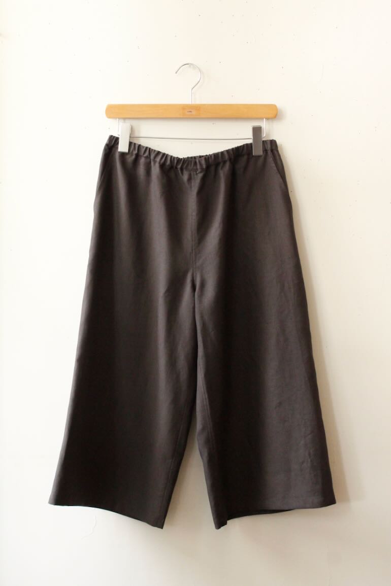 PD  No.125ポケット付き七分丈パンツ<br />クラシックエスプレッソ
