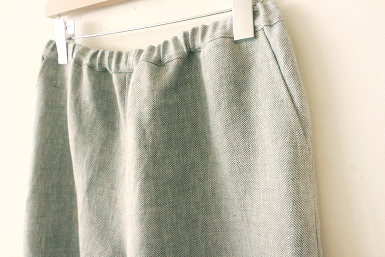 PDNo.128ポケット付きロングパンツ<br />アンソレイエhbブル-ブル-エ