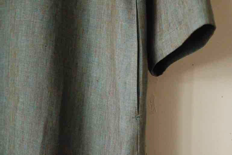 PDNo.131シンプルなAラインドレス<br />シャンブレイナイトミスト